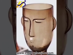 Vaso en forma de rostro