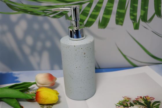 350ml Elegant Glass Soap Dispenser Transparent Reusable Bathroom Accessory