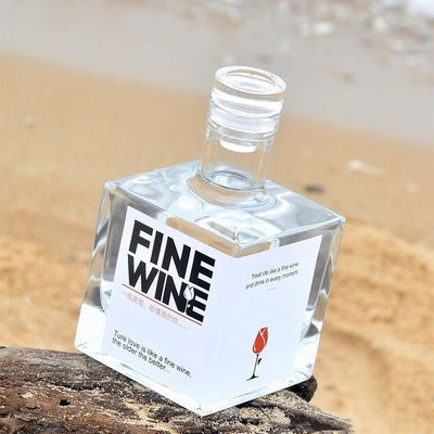375ML OEM Crystal Wine Glass Service Available Stunning Whiskey Decanter and Liquor Bottle