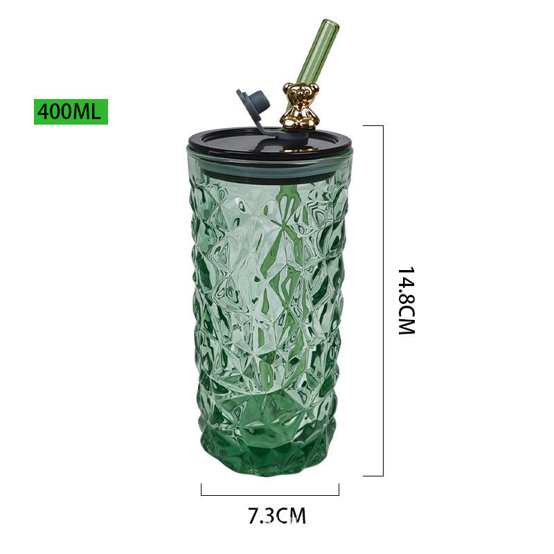 400ml Tallball Glass Cup for Water and Beverage Home Office