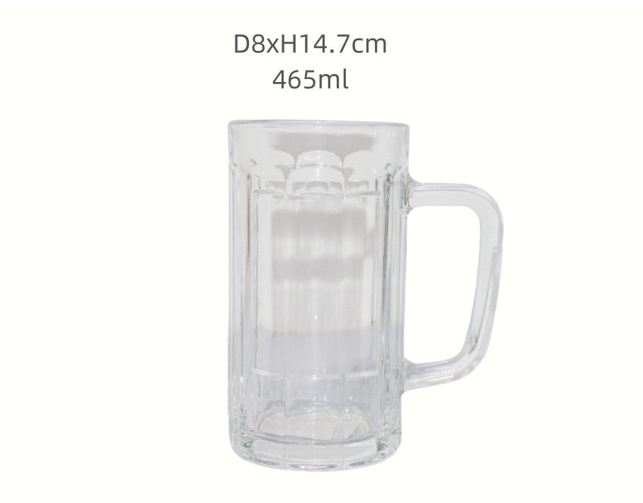 465ML Hoshine Joy Clear Glass Drinking Cup  Elegant Daily Use Glassware