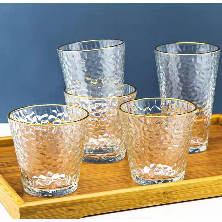 Clear Glass Drinking Cup Set Perfect For Daily Enjoyment