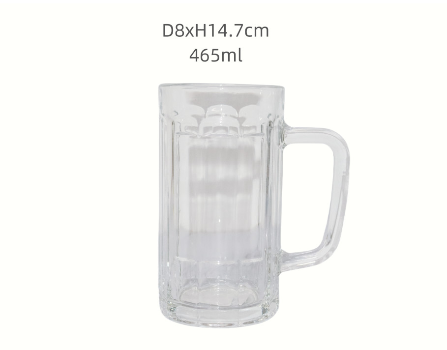 465ML Hoshine Joy Clear Glass Drinking Cup  Elegant Daily Use Glassware