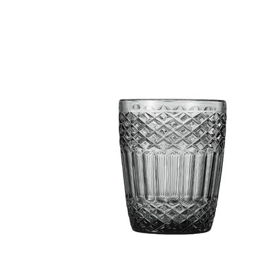 Hoshine Joy 300 ml de tazas de vidrio de color gris para uso diario