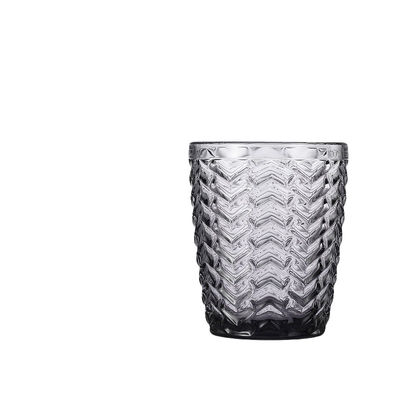 Hoshine Joy Gris de color 300 ml Cristal de vidrio Tumbler porción diaria de vidrio para beber jugo