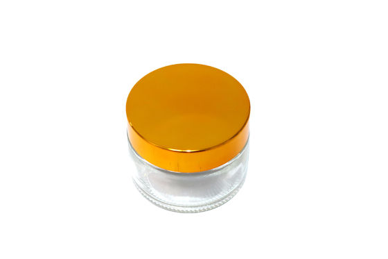 20 ml de capacidad Elegante Vidrio Cosméticos Jarros de Capo de tornillo de larga duración