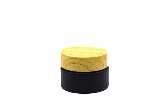 Jarrones de vidrio transparente de 20 ml Jarrones de vidrio de crema con tapas de tornillo