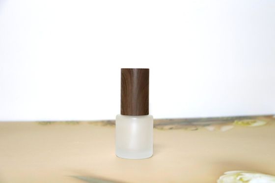 20 ml de frascos de vidrio congelado vacíos recargables con tapa de tornillo